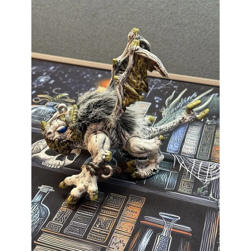 MEGA BLOKS VORGAN ICE FANG WHITE HAIRY DRAGON BEAST MONSTER FIGURE 5
